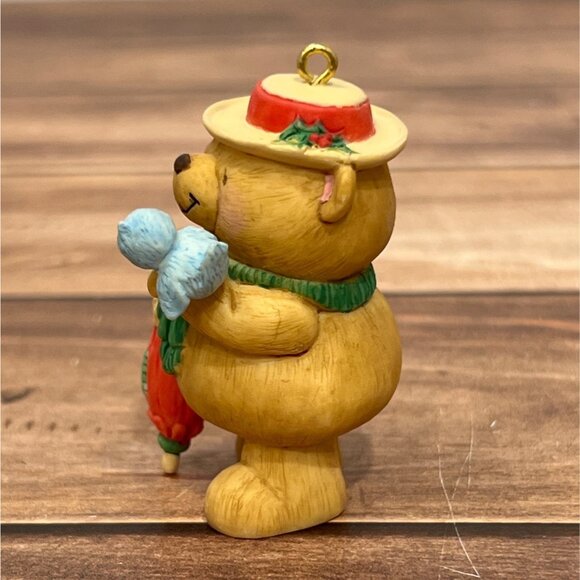 1998 HALLMARK ORNAMENT QX6303 FOREVER FRIENDS BEAR ANDREW BROWNSFORD SHARON PIKE - Picture 7 of 9